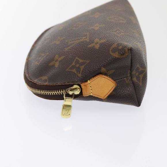 LOUIS VUITTON Monogram Pochette Cosmetic PM Cosmetic Pouch M47515 LV Auth 92242 - Picture 4 of 16